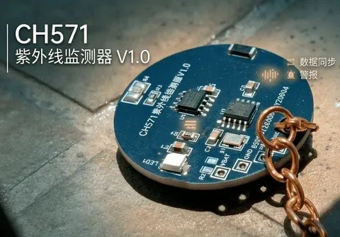 CH571K紫外线监测钥匙扣